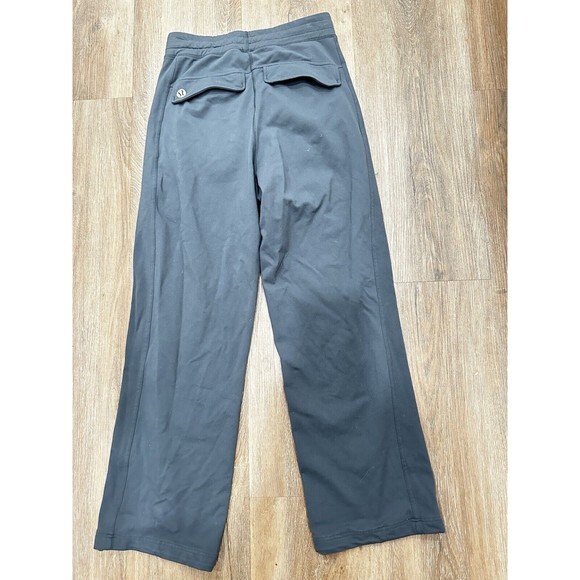 LULULEMON Jogger Pant Wide Leg Pockets Heather Gray Activewear Men’s Size‎ SMALL - Picture 6 of 8